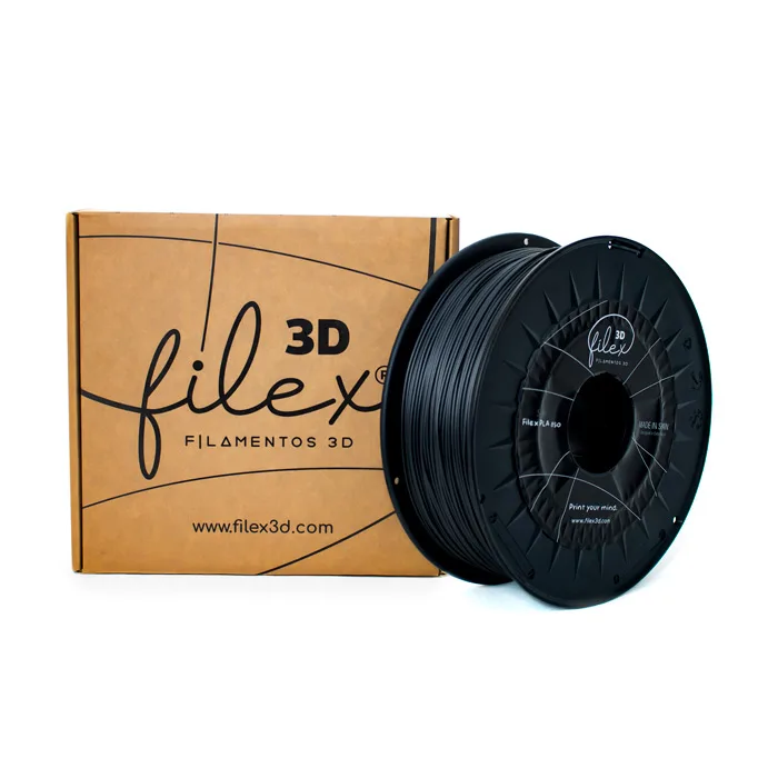 filex3d-pla-850-negro-seda-1 Filamento Filex3D PLA 850 NEGRO SEDA