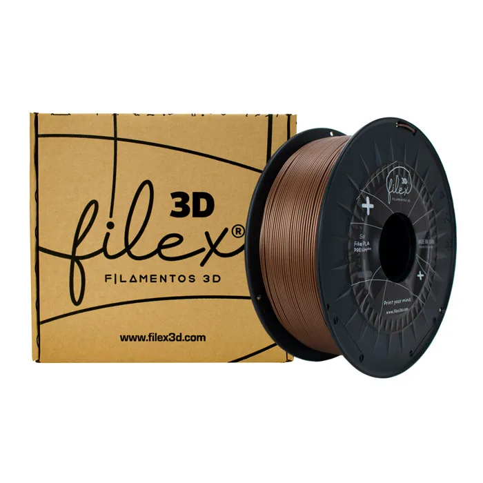 bronce Filamento Filex3D PLA +PREMIUM BRONCE