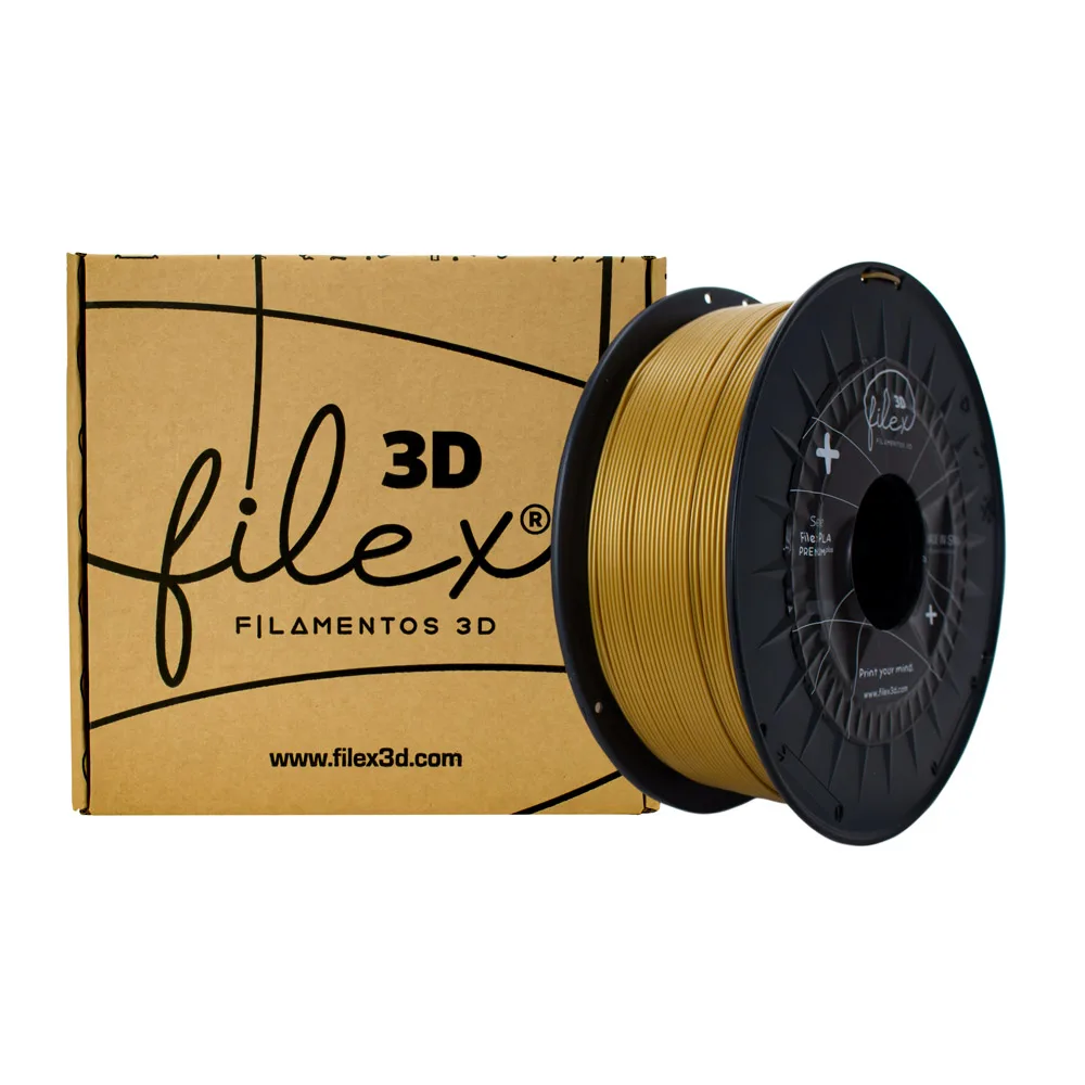 Filamento Filex3D PLA +PREMIUM ORO