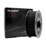 Filamento 3D - PETG - Color: Negro - 1.75 mm / 2.5 kg