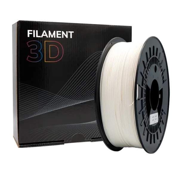 Filamento 3D - PLA TOUGH - Color: Blanco - 1.75 mm / 1 kg