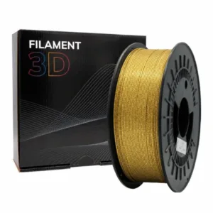 Filamento 3D PLA Glitter color Oro 1,75 mm bobina 1 kg