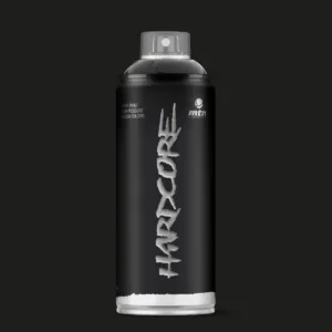Spray de Pintura Montana Colors Hardcore Negro Mate